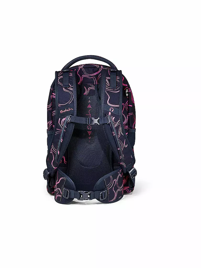 SATCH Schulrucksack Pack - Pink Supreme dunkelblau
