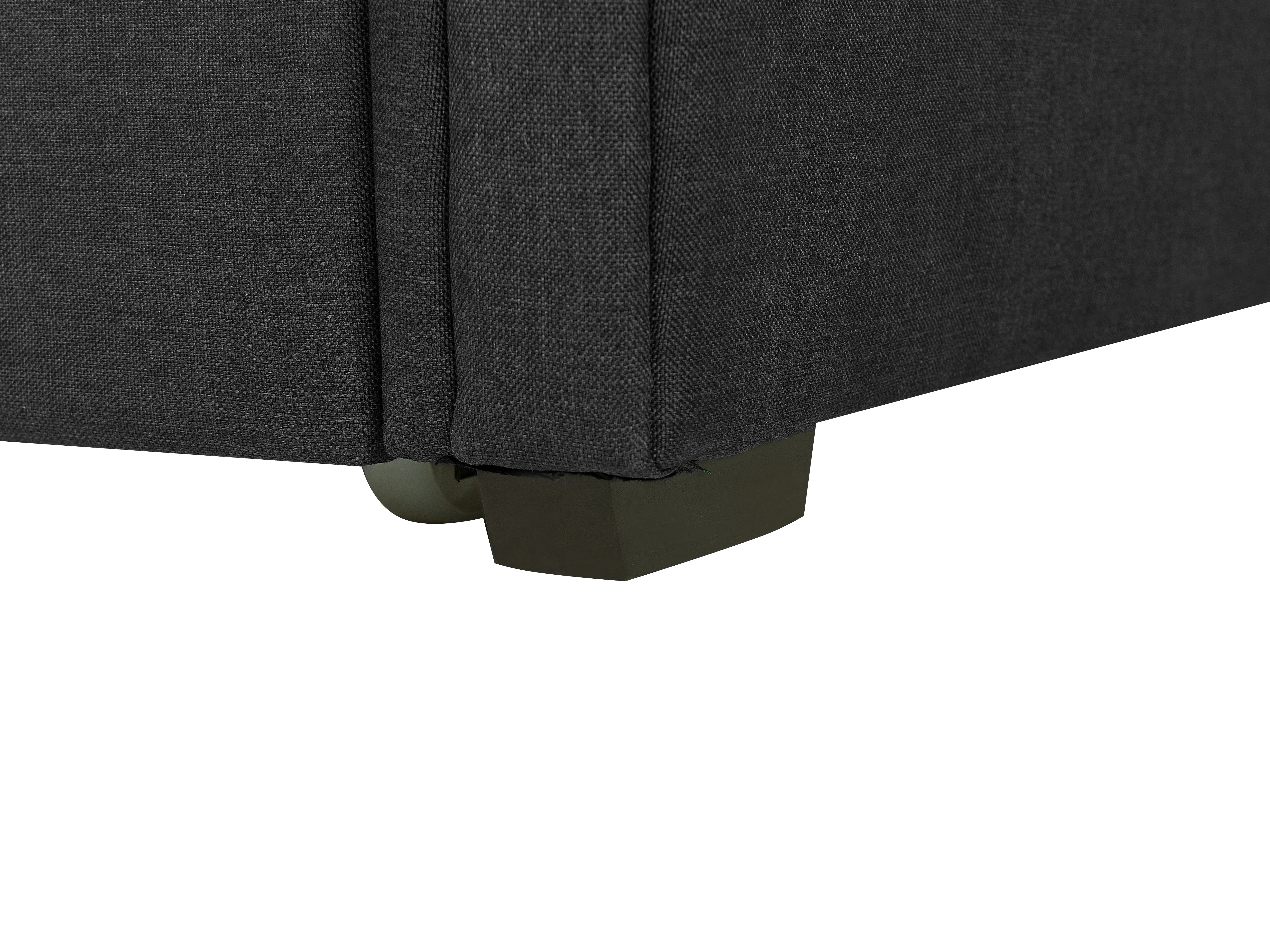 Onderschuifbed Stof LIBOURNE 80 x 200 cm Donkergrijs