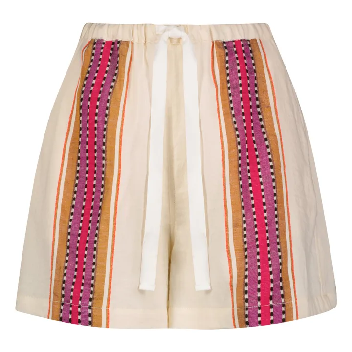 Lemlem Short Safia | Rouge framboise