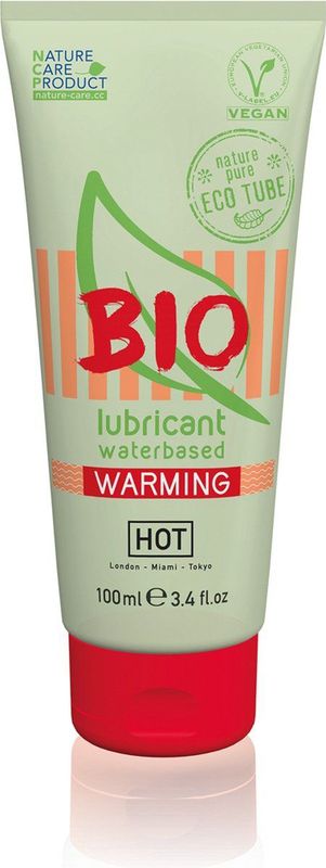 HOT BIO Warming - Glijmiddel - Verwarmend - Vegan - 100ml