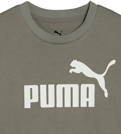 Puma T-Shirt - Ace Nr. 1 Logo - Total Taupe