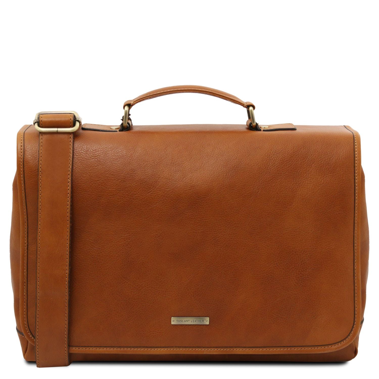 TL142068 – Mantova – leren multi compartment TL SMART Aktetas with klep