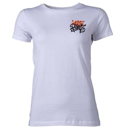 T-Shirt Motoblouz X RINZLER - FEMME - 20ANS - Blanc