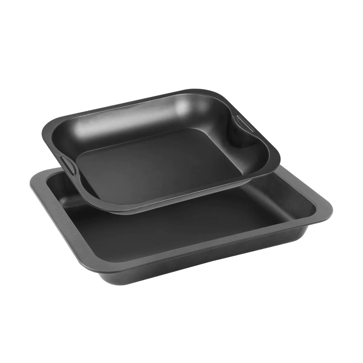 Ensemble de 2 plats de cuisson four rectangulaires 37 x 27 cm et 28 x