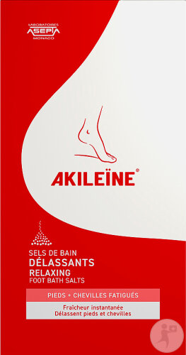 Akiléine Sels De Bain Délassants Pieds Et Chevilles Fatigués 2x150g