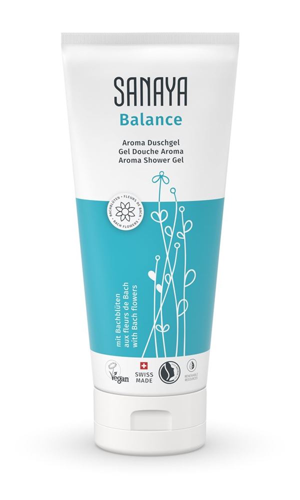 SANAYA Aroma & Bachblüten Duschgel Gel Balance Tb 200 ml