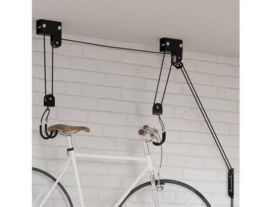 VIDAXL - Palan à vélo avec support de plafond 57 kg
