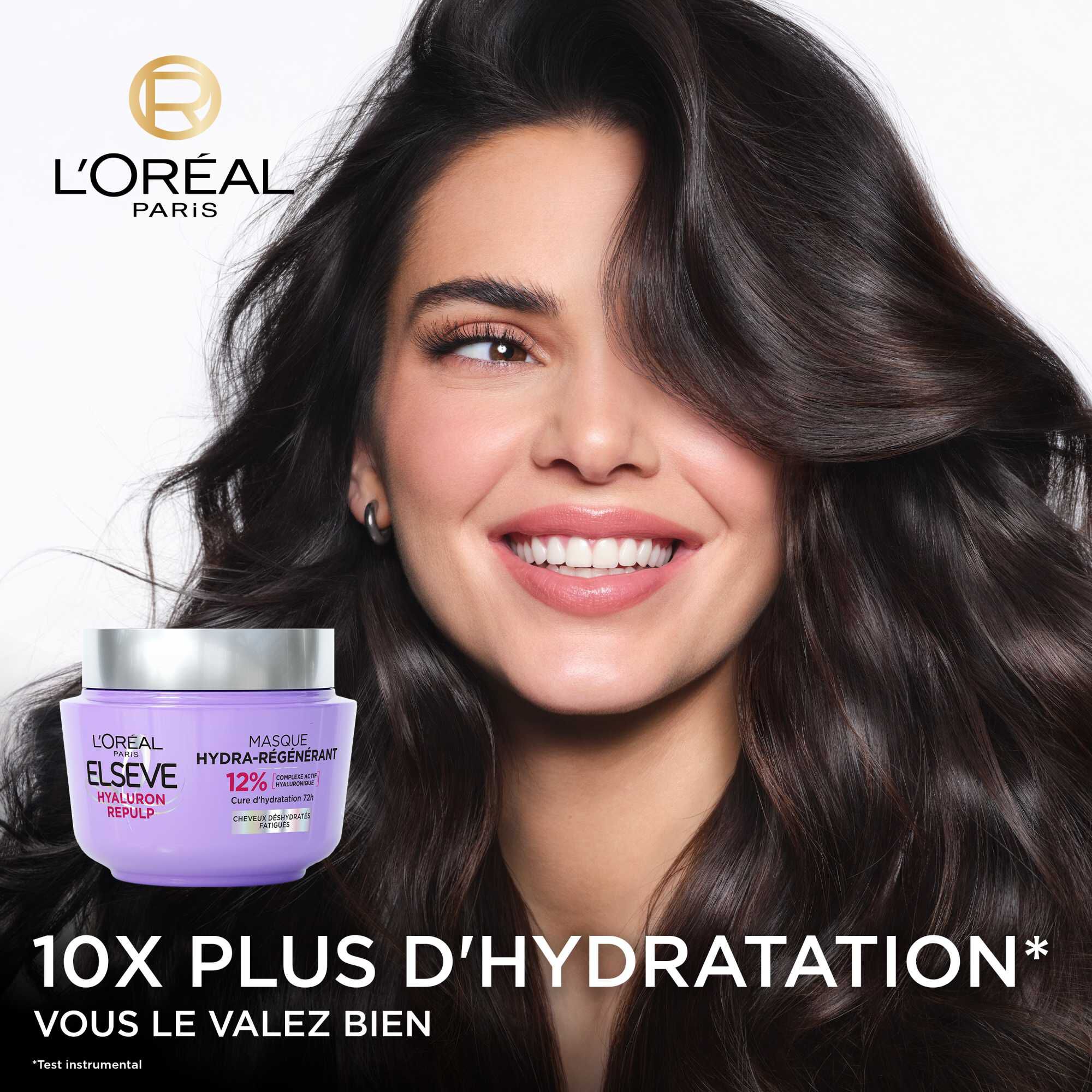 Elsève Hyaluron Repulp Masque Hydra-Régénérant Cheveux Déshydratés