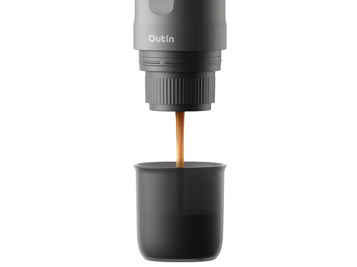 OutIn Nano draagbare elektrische espressomachine - Black