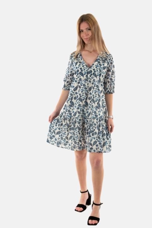 Robe ichi emmeretta 202922 baleine blue aop
