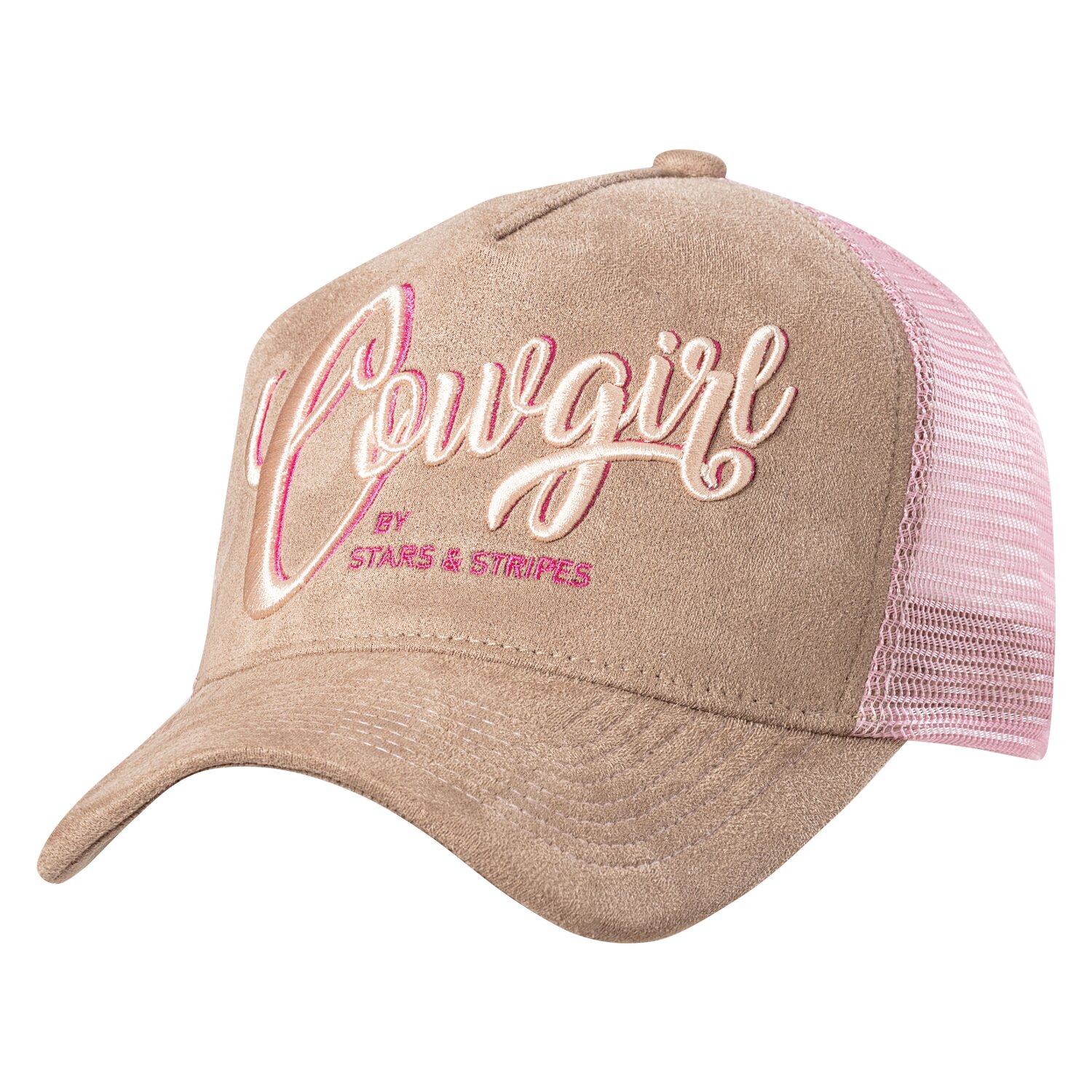 STARS & STRIPES Trucker Cap Cowgirl  - rosa