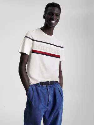 Camiseta Hilfiger Monotype Global Stripe