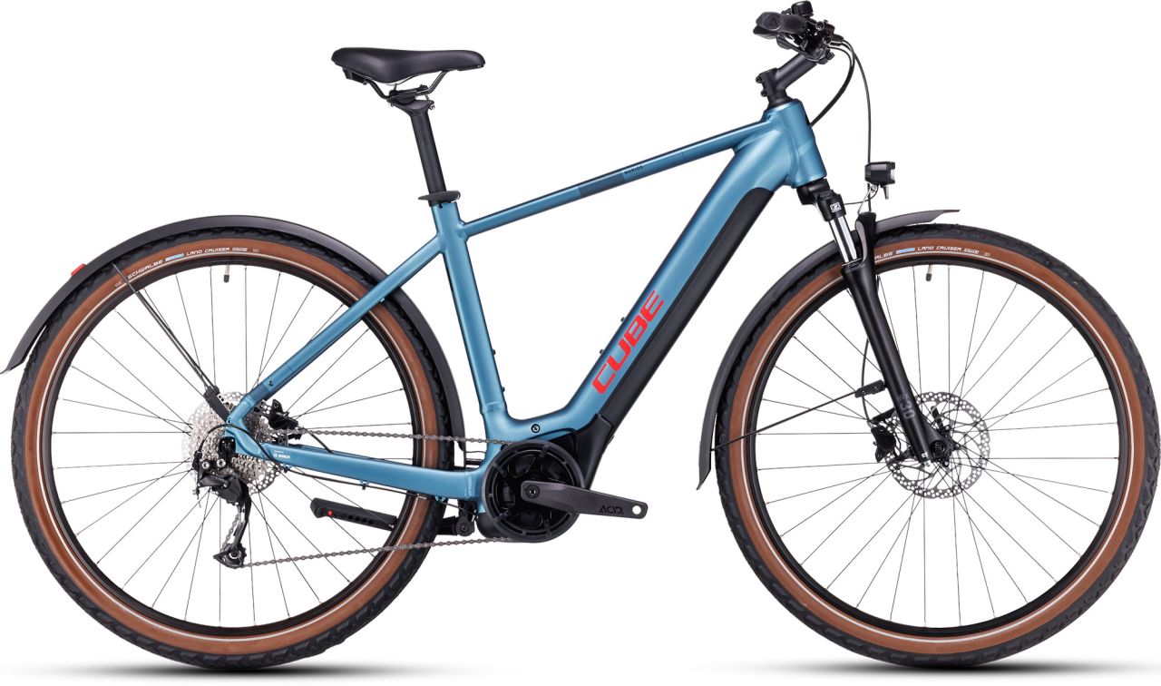 Cube Nuride Hybrid Performance 500 Allroad metalblue´n´red kaufen | Bike-Discount