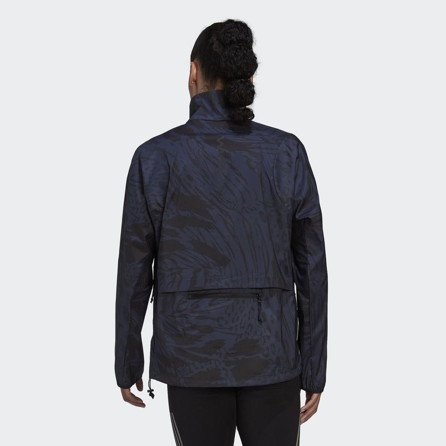 adidas Veste Running Fast - Bleu Marine/Noir Femme