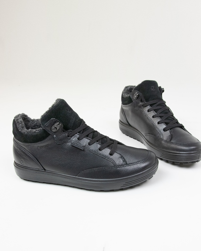 Ecco Soft 7 Tred Hoge sneakers  - zwart
