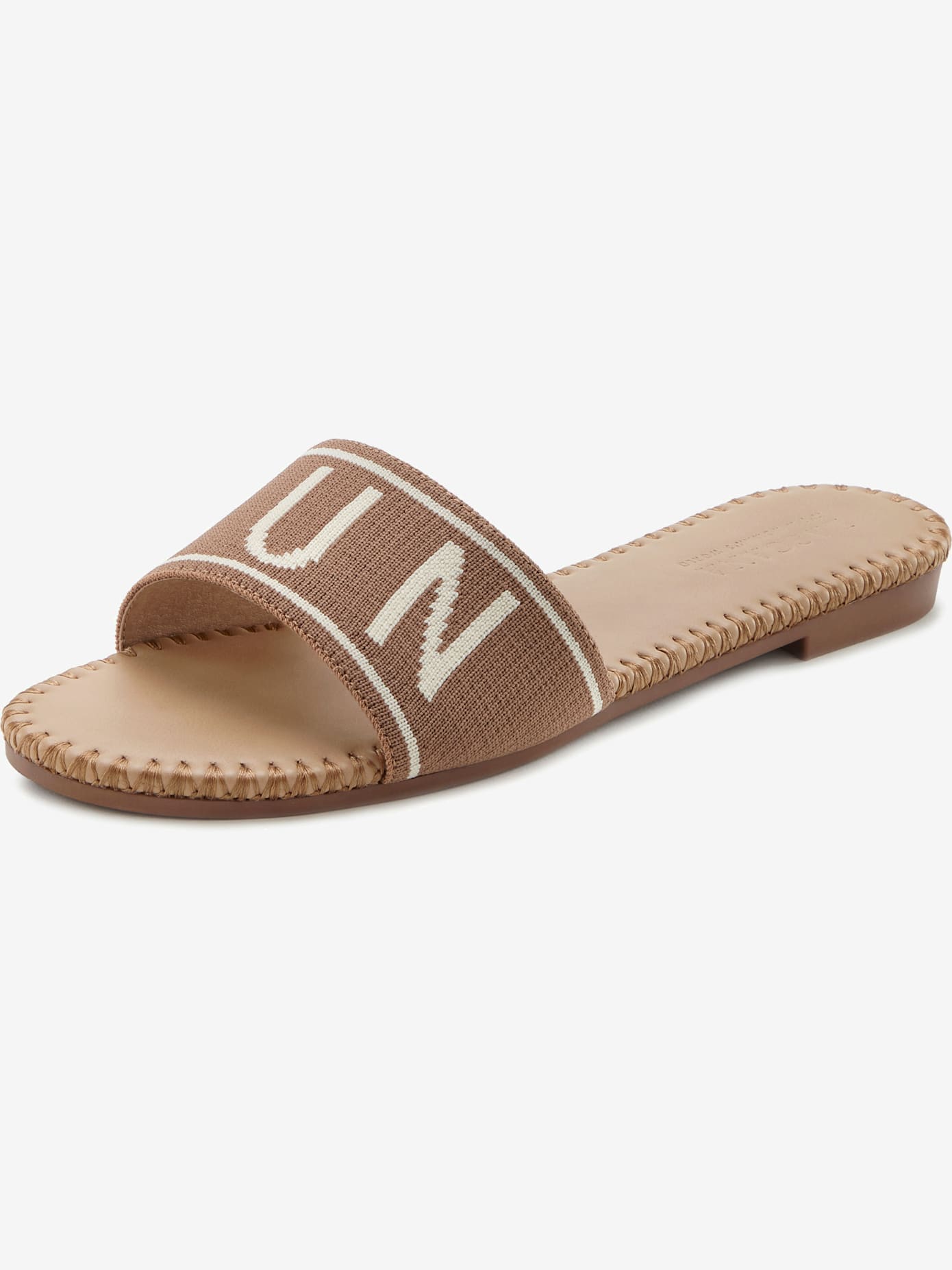 Jolies mules avec inscription et design tendance