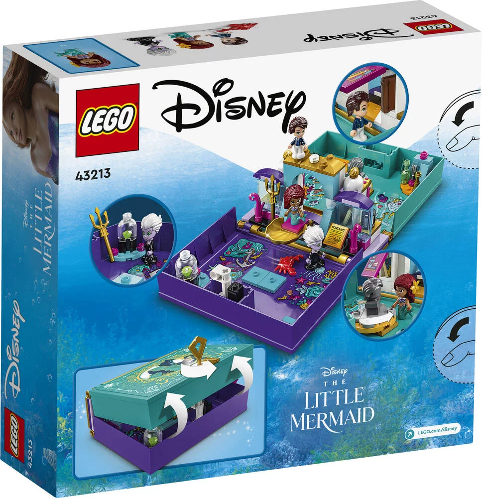LEGO®DISNEY PRINCESS™ 43213 - LE LIVRE D'HISTOIRE LA PETITE SIRENE
