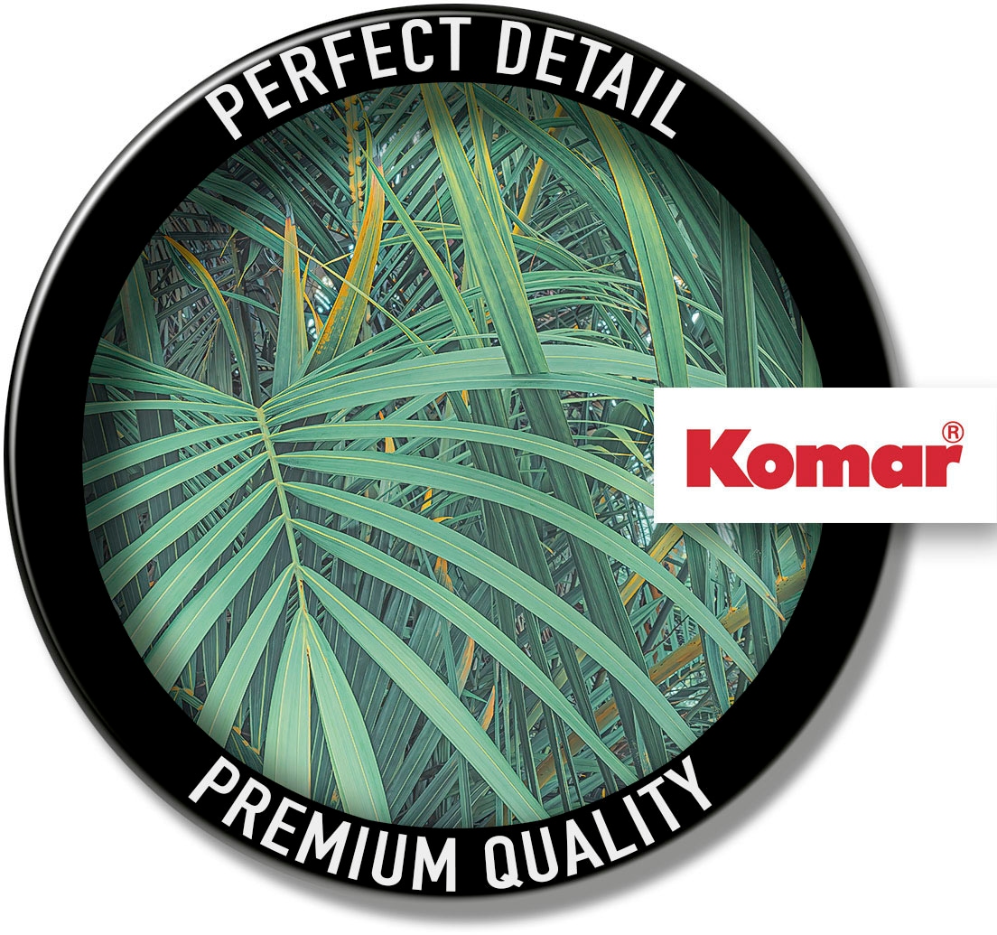 Komar Fototapete »Digitaldruck Vlies -  Foggy Fern - Grösse 400 x 250 cm« bedruckt glatt Wohnzimmer, Schlafzimmer