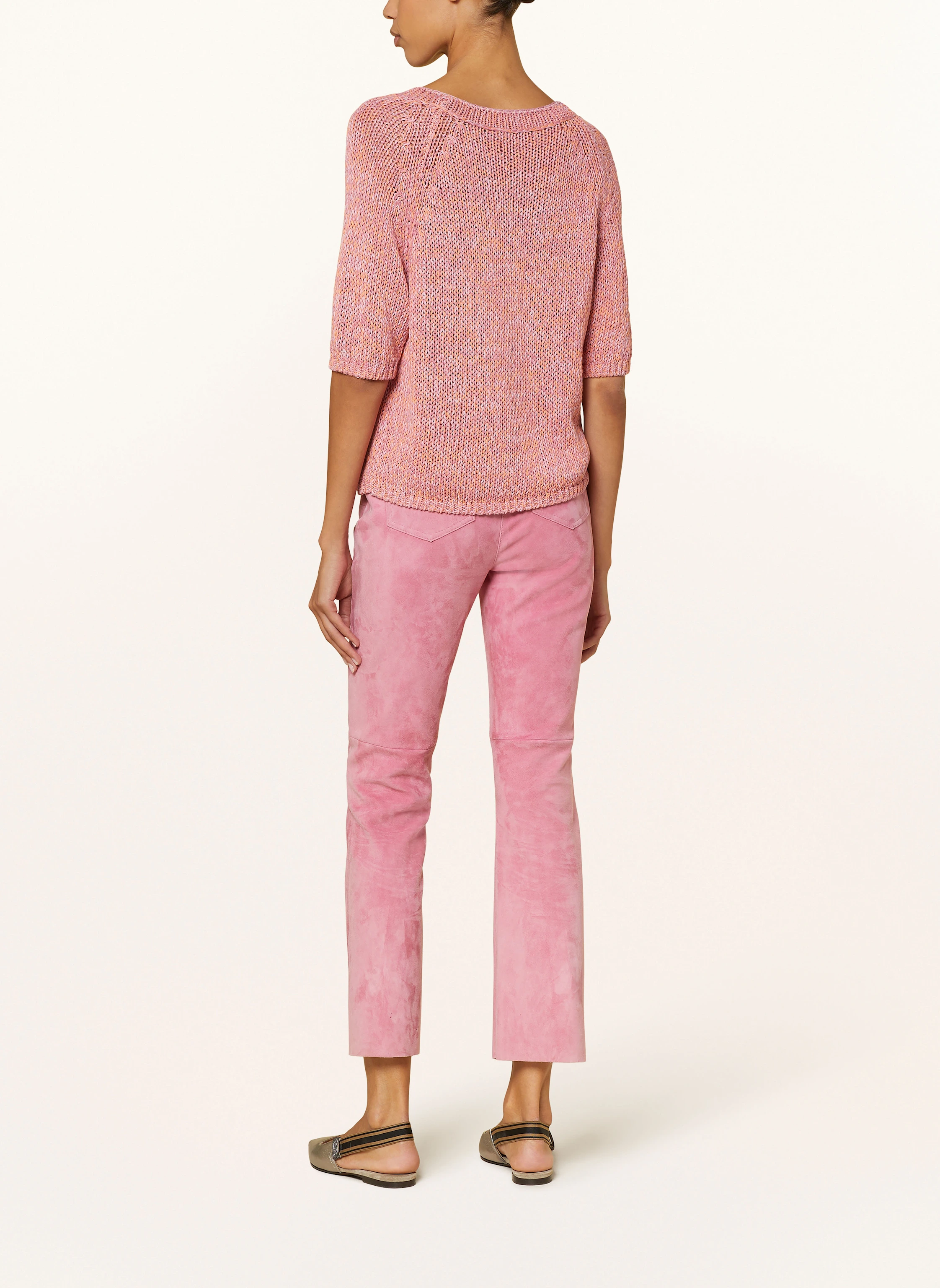 LUISA CERANO Strickshirt mit Leinen