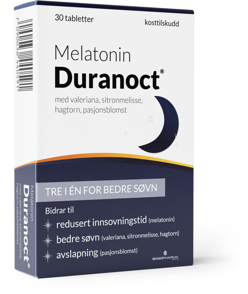 Melatonin Duranoct 30 tabletter