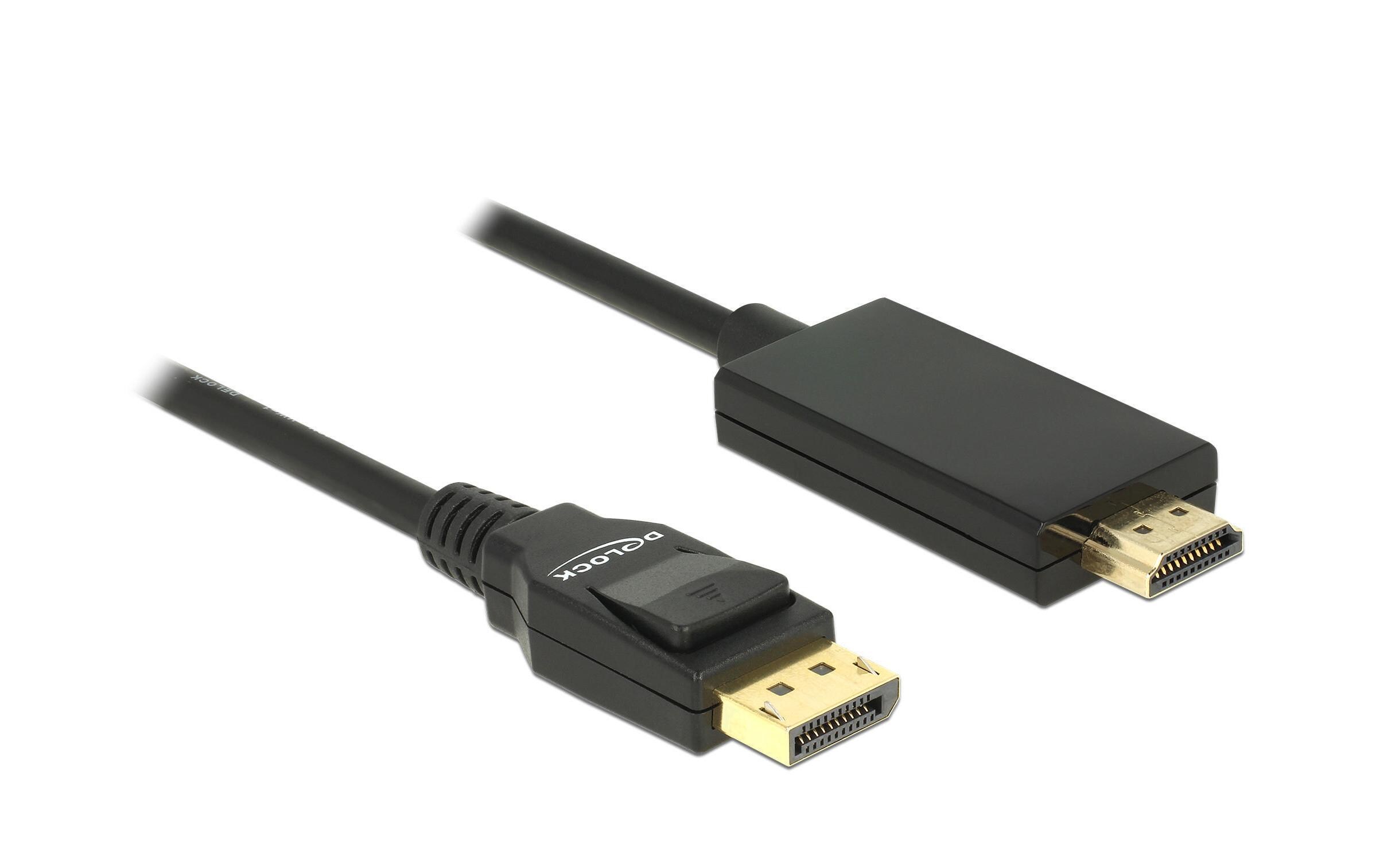 Kabel DisplayPort - HDMI, 5 mDisplayport zu HDMI Kabel
