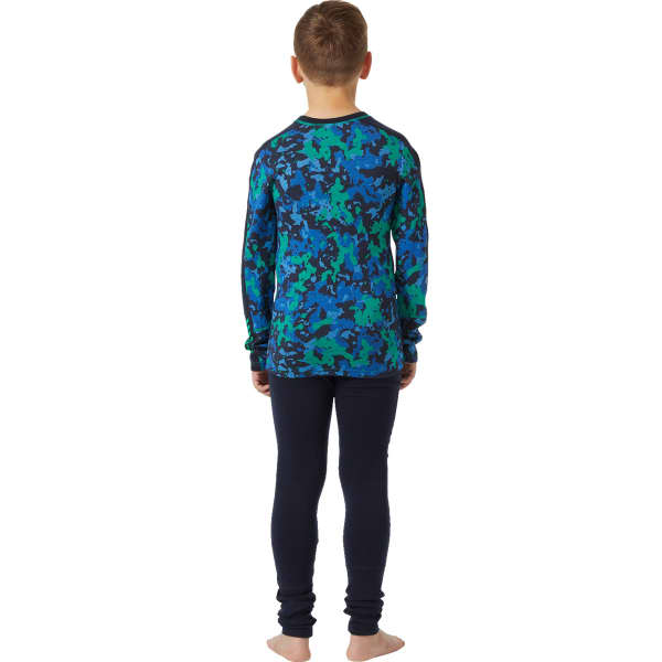 Ensemble thermique HELLY HANSEN JR GRAPHIC LIFA MERINO SET GREEN
