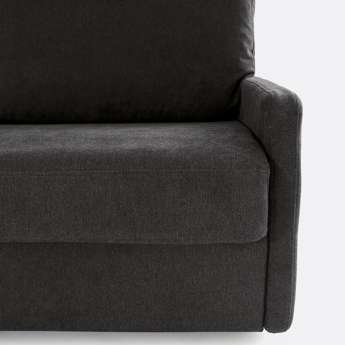 LA REDOUTE INTERIEURS<br>Sofá-cama de canto, tecido texturizado, Bultex Marta