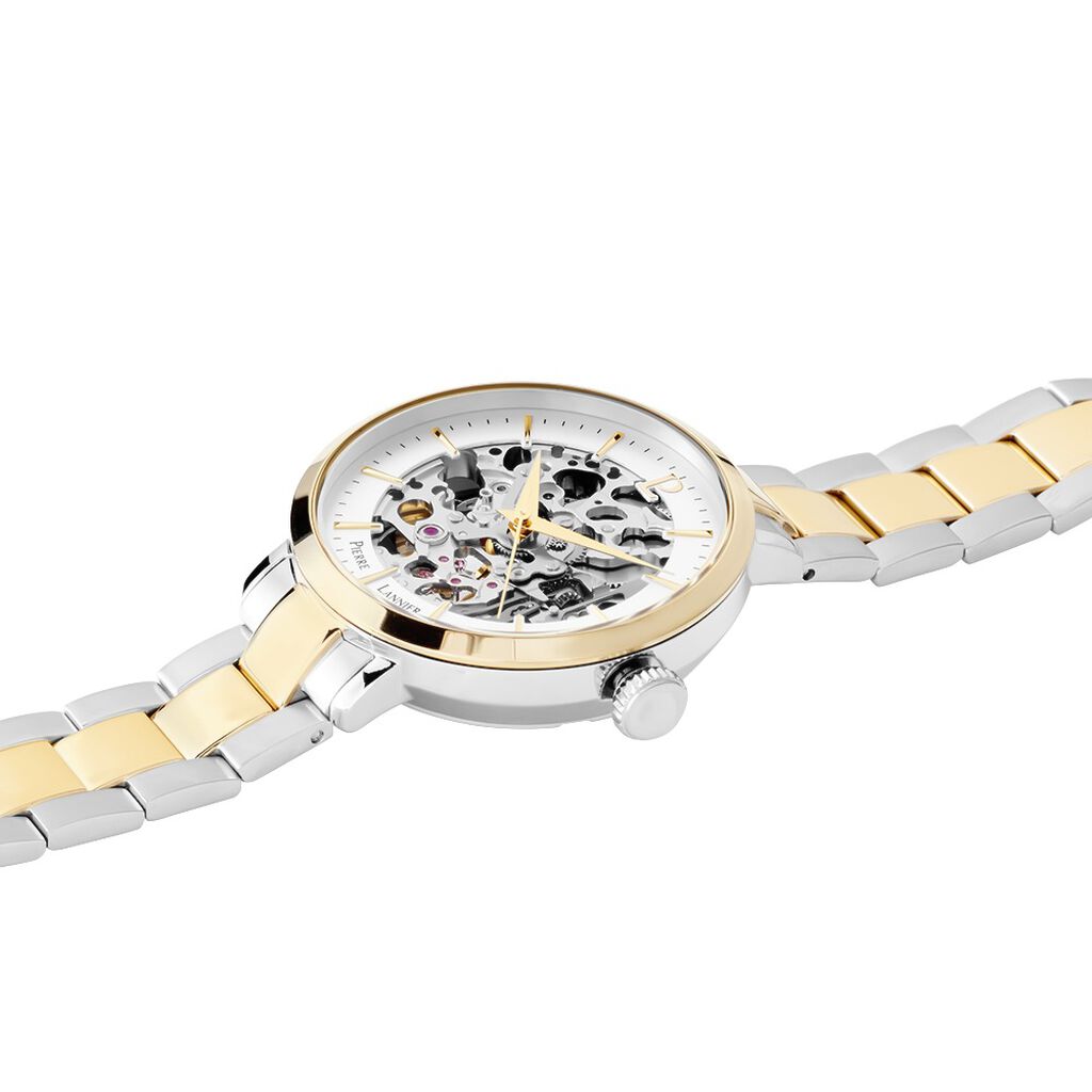 Montre Lannier Pierre Automatic Acier Argenté
