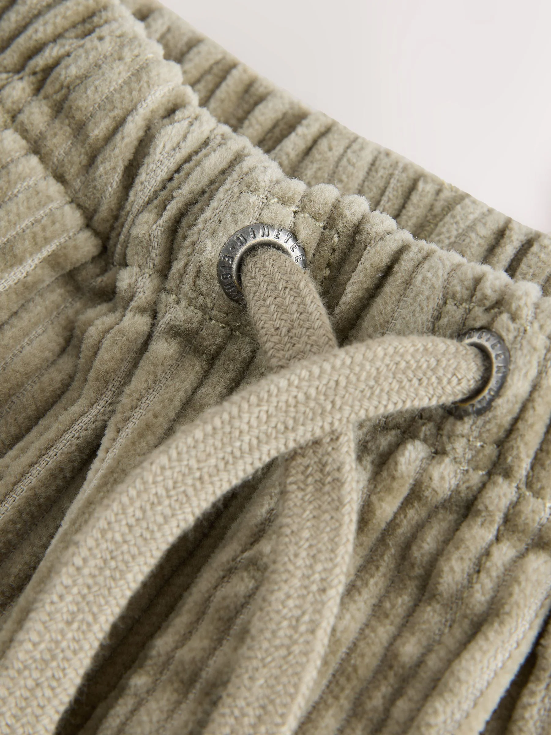 Grijs-groen - Corduroy instapbroek (3mnd-7jr)
