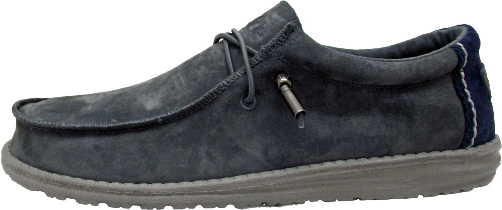 Halbschuh WALLY Suede grey von heydude