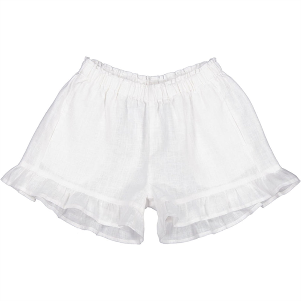 White Pala Frill Shorts - MarMar → Luksusbaby.dk