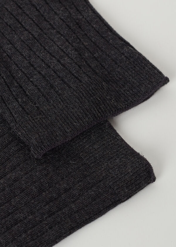 Meias curtas com cashmere