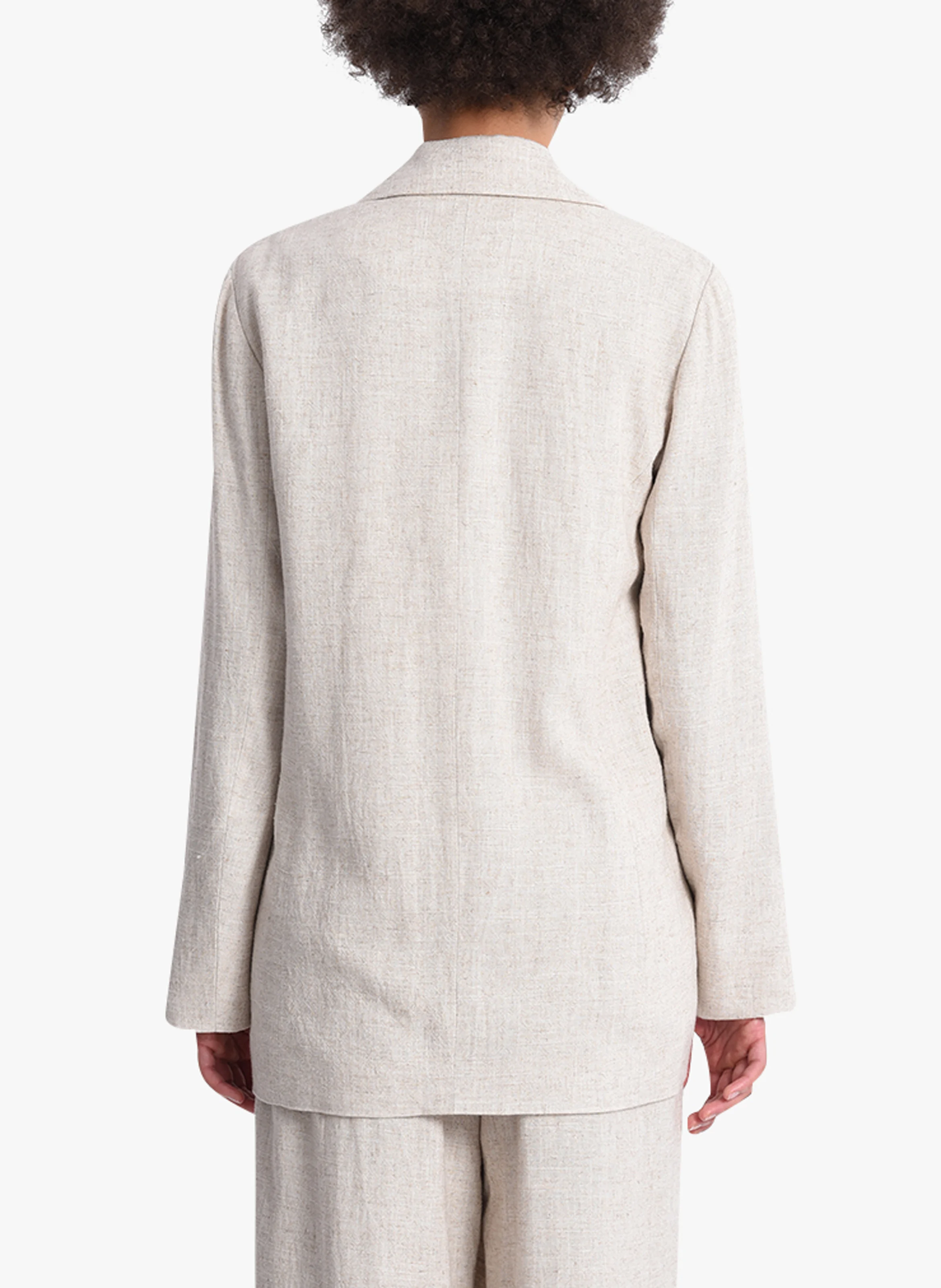 Veste col tailleur | Beige