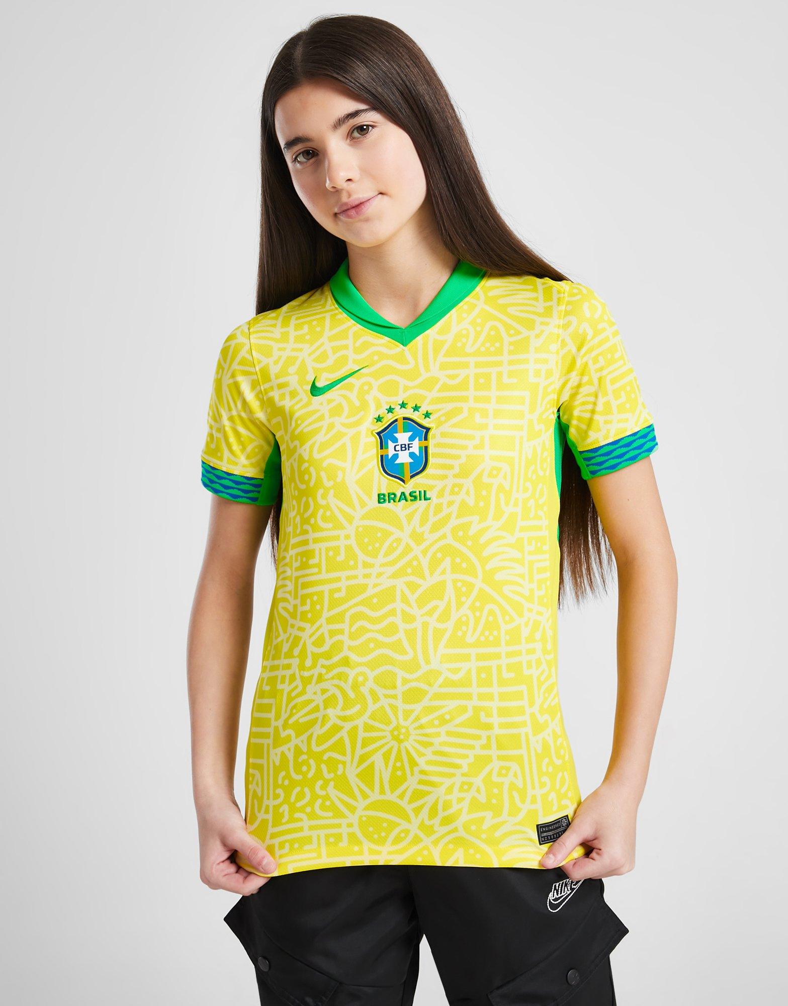 Nike Maillot Domicile Brésil 2024 Junior