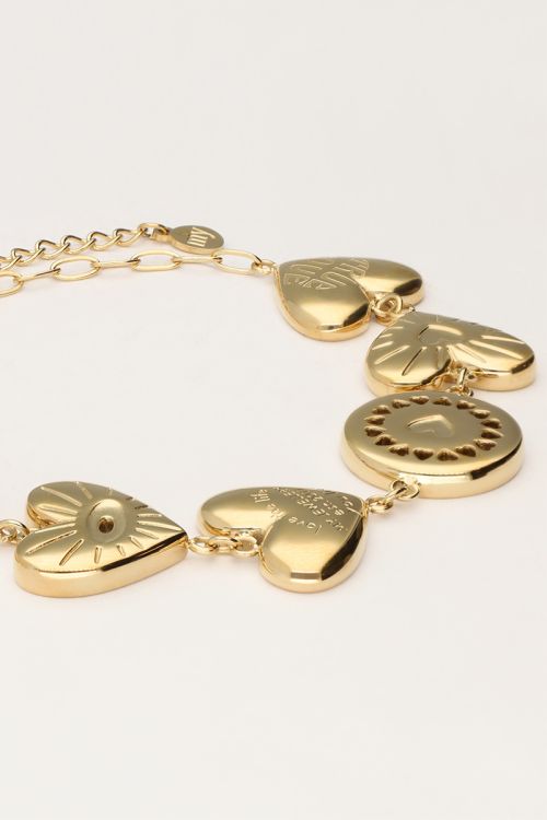 Iconic armband chunky hartje