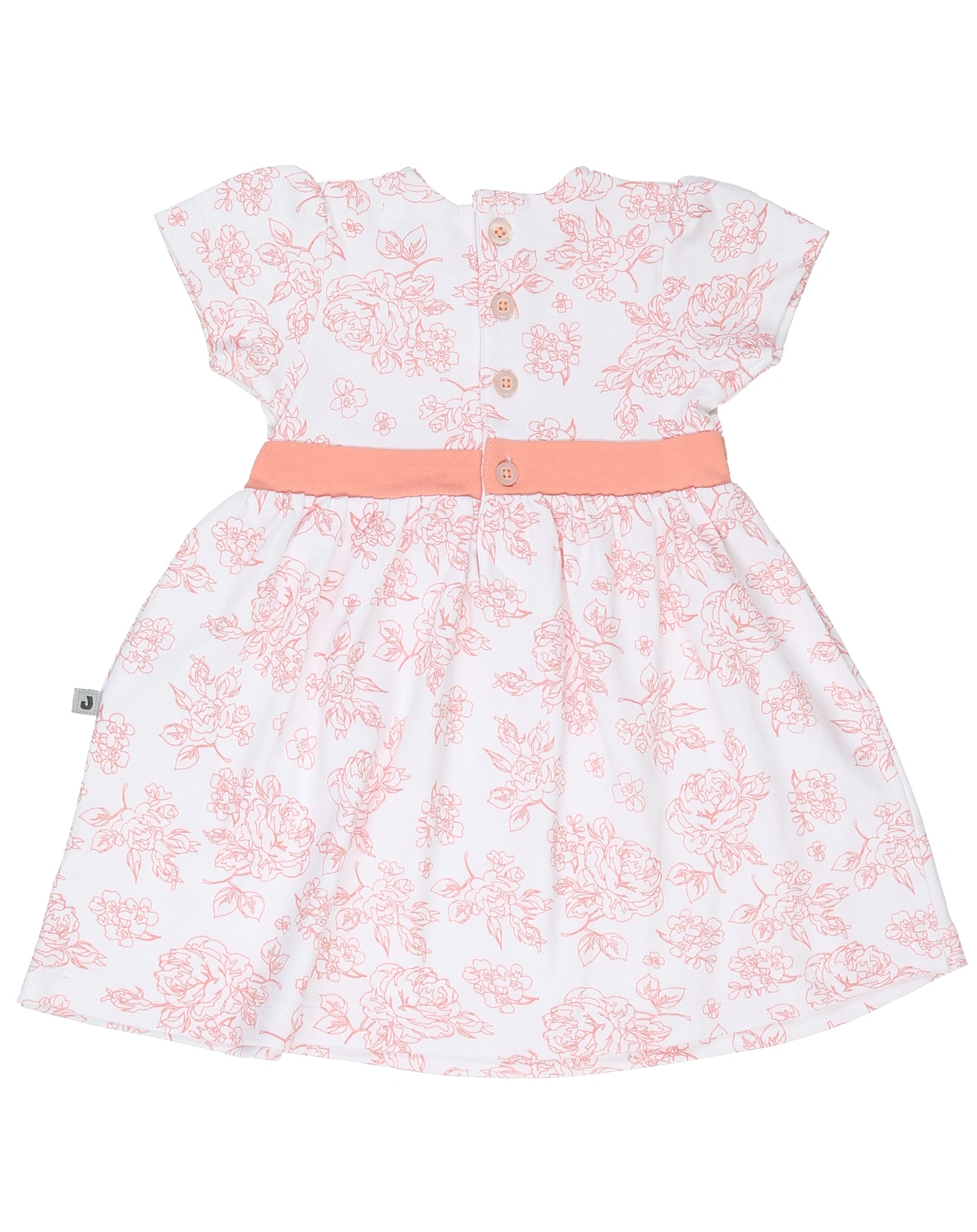 Kurzarm-Kleid CLASSIC GIRLS in weiß