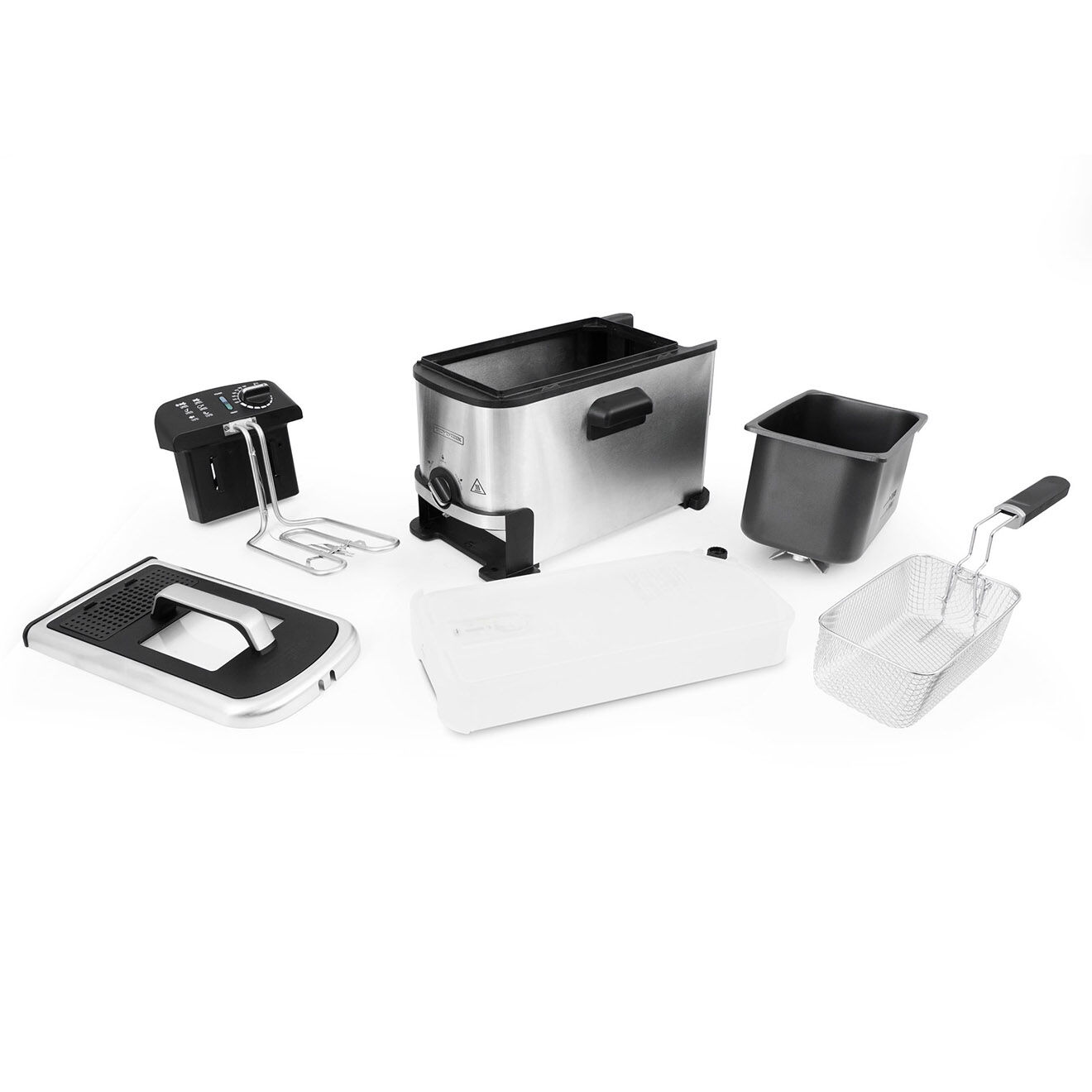 Kitchencook Friteuse acier - 3, 5 L