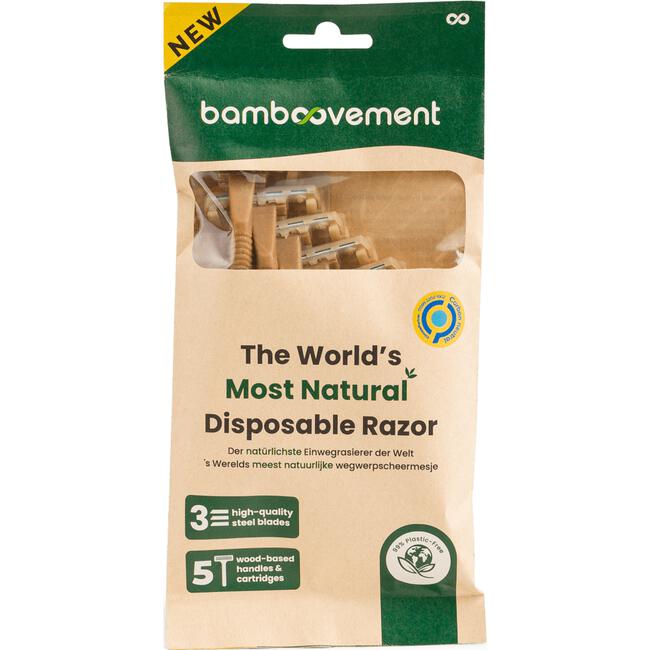 Bamboovement Wegwerpscheermesjes 5 stuks