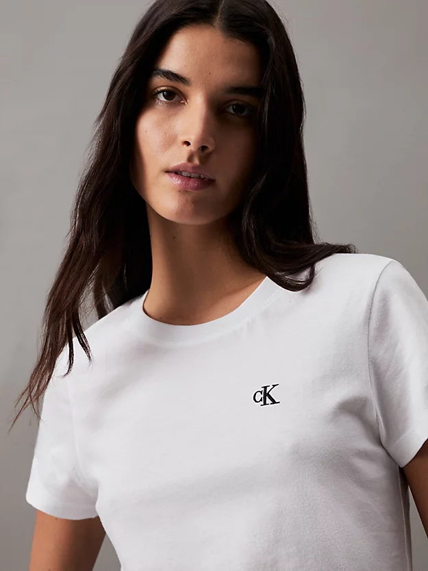 Camiseta slim de algodão orgânico