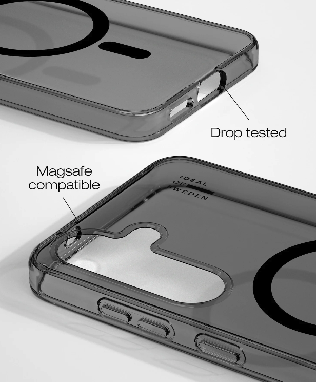 Samsung Galaxy S25  Plus Hardcase Hülle Clear Case Designer MagSafe-Modul (IDCLCMS-S25P-470) - Tinted Black