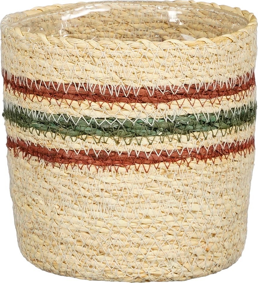 Mica Decorations plantenmand Jameson paars D 12 H 12 cm