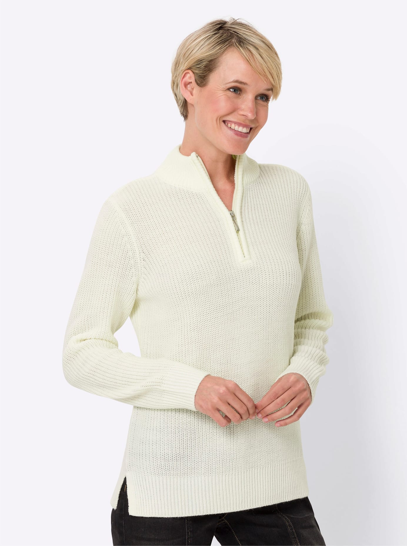 Classic Basics Stehkragenpullover »Pullover«