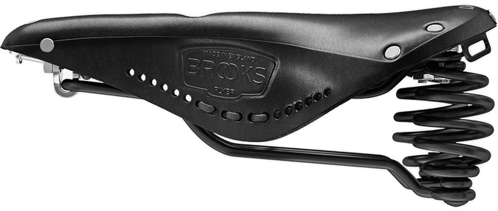 Brooks Flyer Carved Sattel black kaufen | Bike-Discount