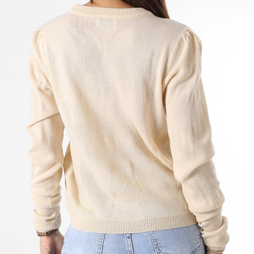 Pull Crop Femme Laura Beige
