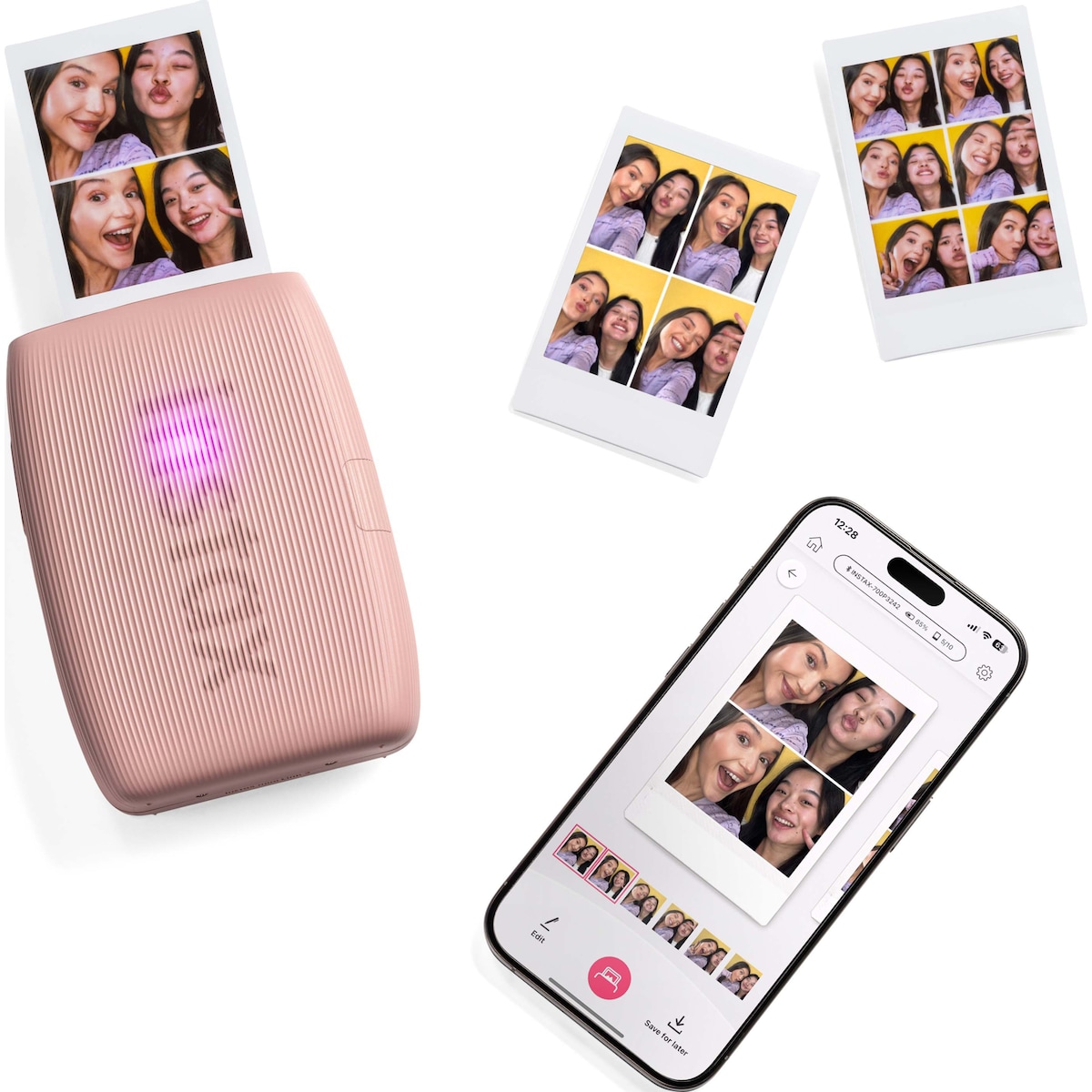 Fujifilm Instax Mini Link 3 smarttelefonprinter (rosa)