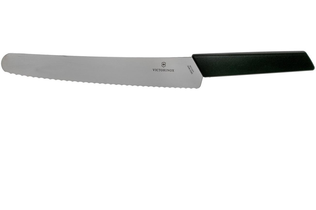 Victorinox Swiss Modern broodmes 22 cm, zwart