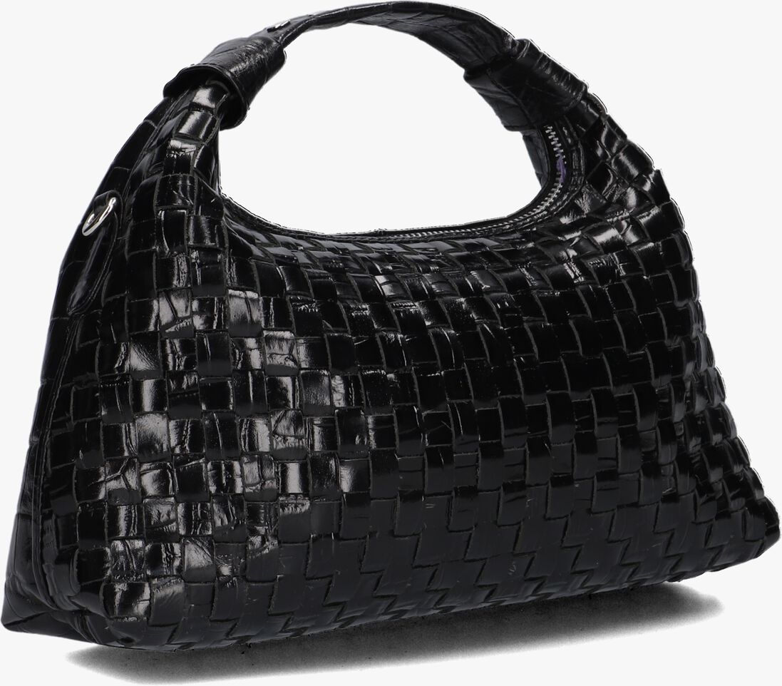 zwarte núnoo crossbodytassen dandy texas braided