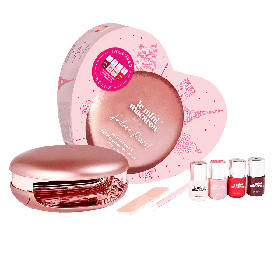 Le Mini Macaron Gel Manicure Kit Le Maxi J'adore Paris 30pcs