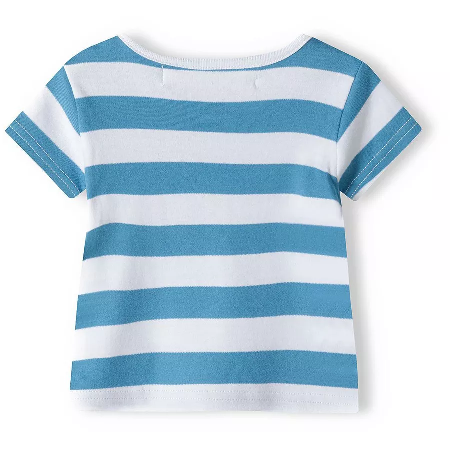 MINOTI 2er-Pack T-Shirts AquamarinWeiß