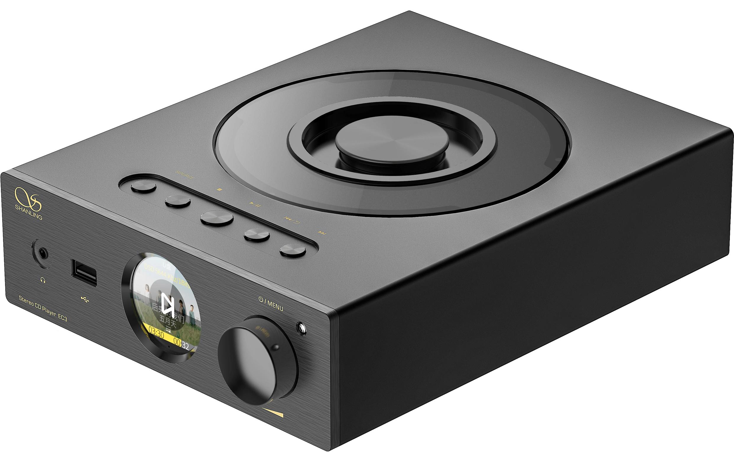 CD-Player EC3 Schwarz<br>CD-Player mit USB-Anschluss und Bluetooth-Empfänger